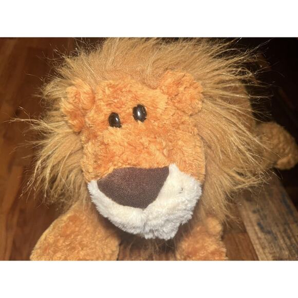 VTG GUND LION LEONARDO STUFFED 4754 PLUSH SOFT WEIGHTED PAWS 22”Gentle Giant - Picture 6 of 8